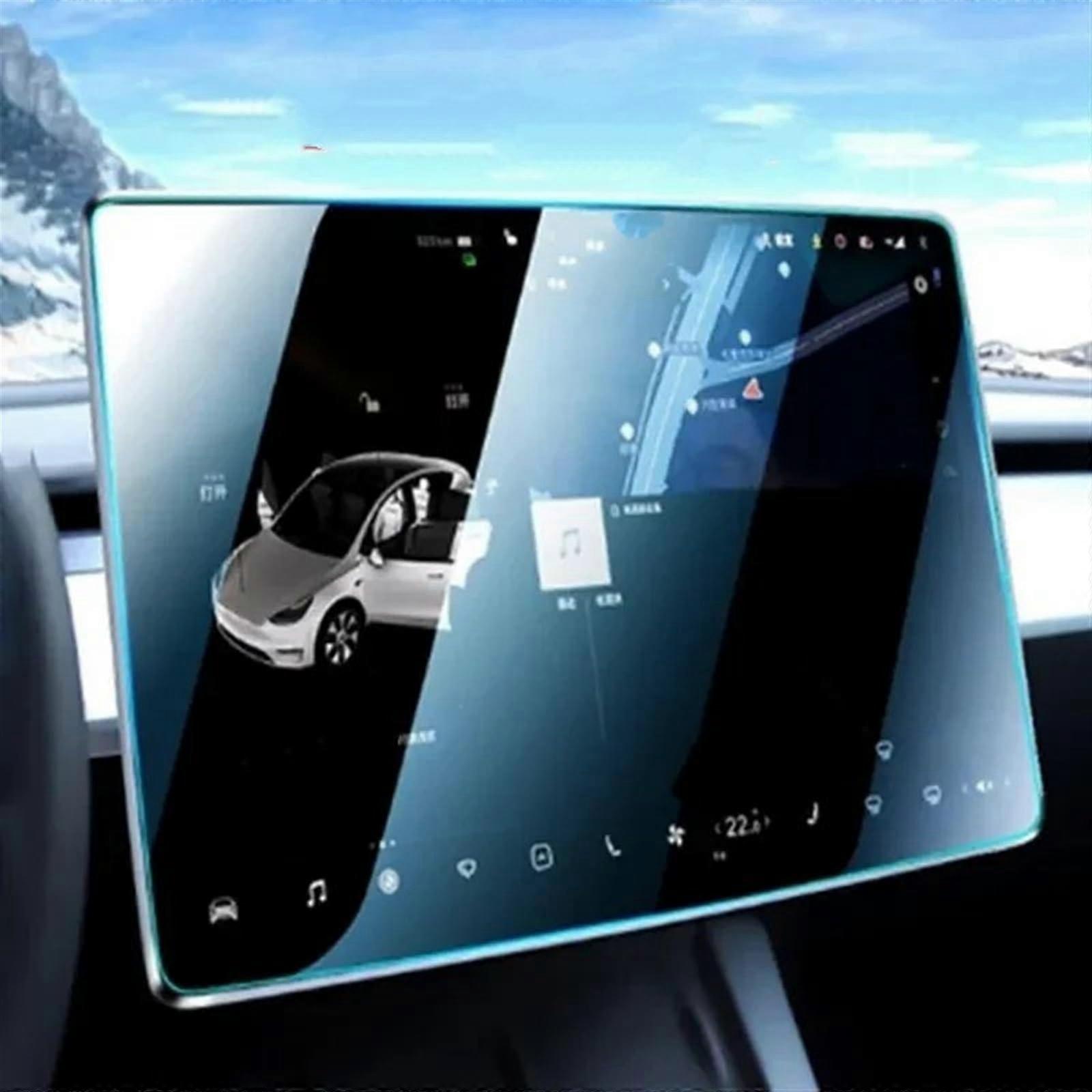 AntiGlare Tempered Glass Screen Protector Scratch Resistant Dashboard Cover for Tesla Model 3 Model Y