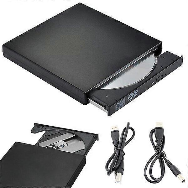 External CD/DVD Burner, 8x DVD Reading, 2MB Cache, Multi-system Compatible Optical Drive
