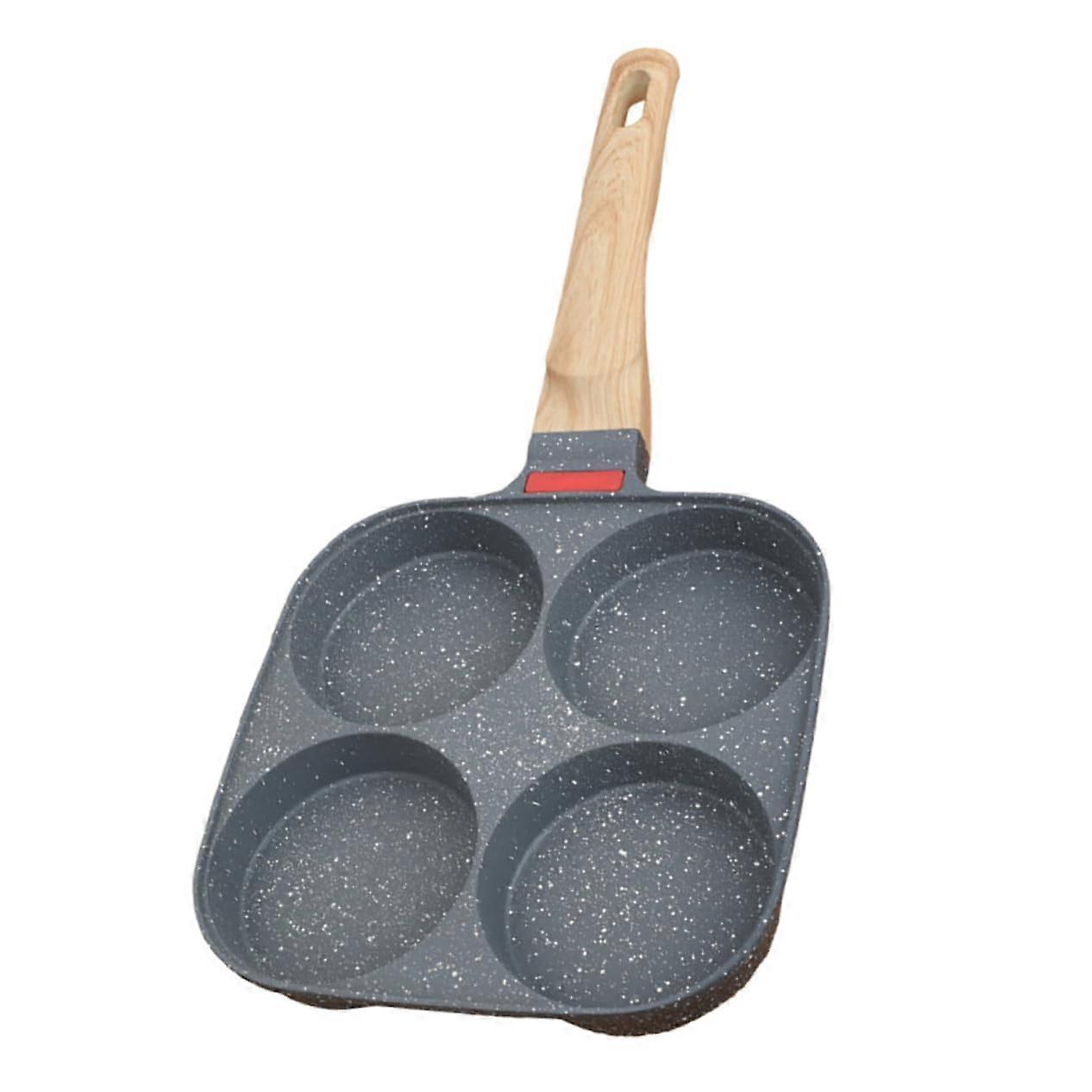 Nonstick Egg Pan with 4Section Design for Omelettes Pancakes and Fast Breakfast Cooking