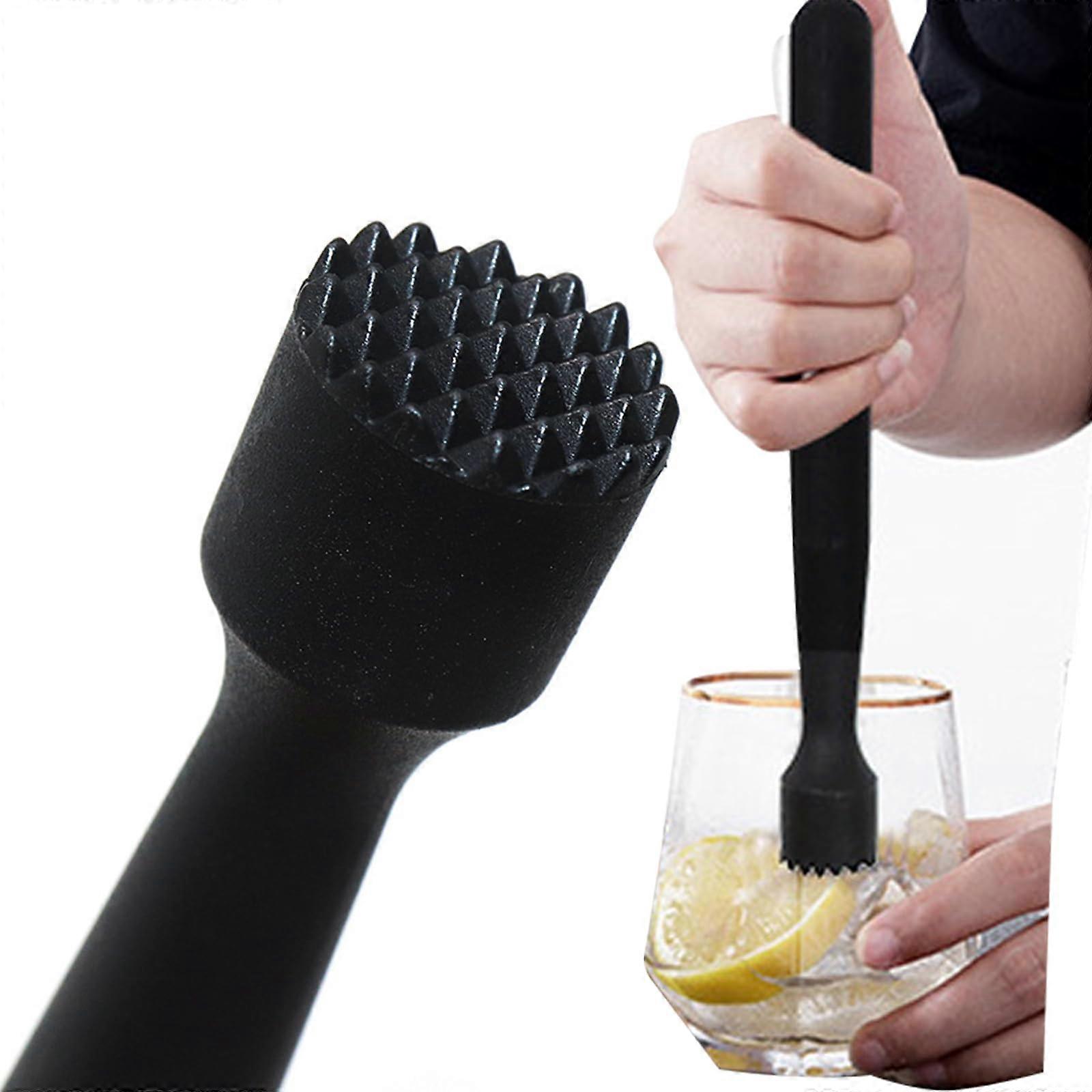 Cocktail Muddler with Long Handle, Easy Ice Crushing, Dishwasher Safe Bartender Tools