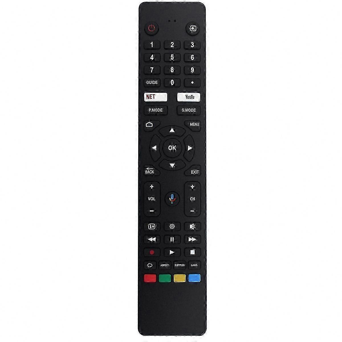 Universal Remote Control for 4K UHD LED Android TVs, Replacement RC-NZ Model Without Voice Function
