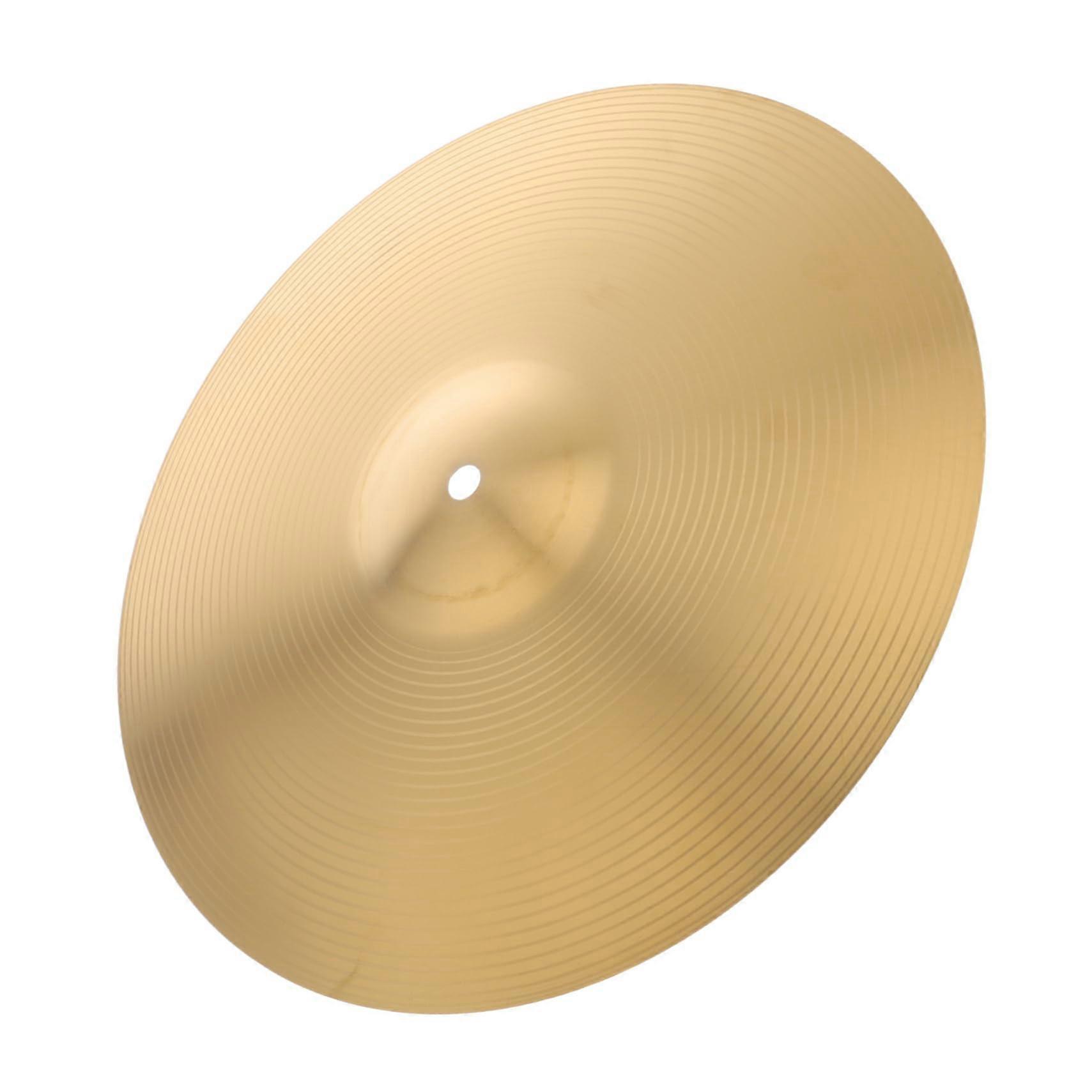 Alloy Drum Cymbal with Clear Bright Sound, MultiFunction Crash Ride Splash for Drum Kit