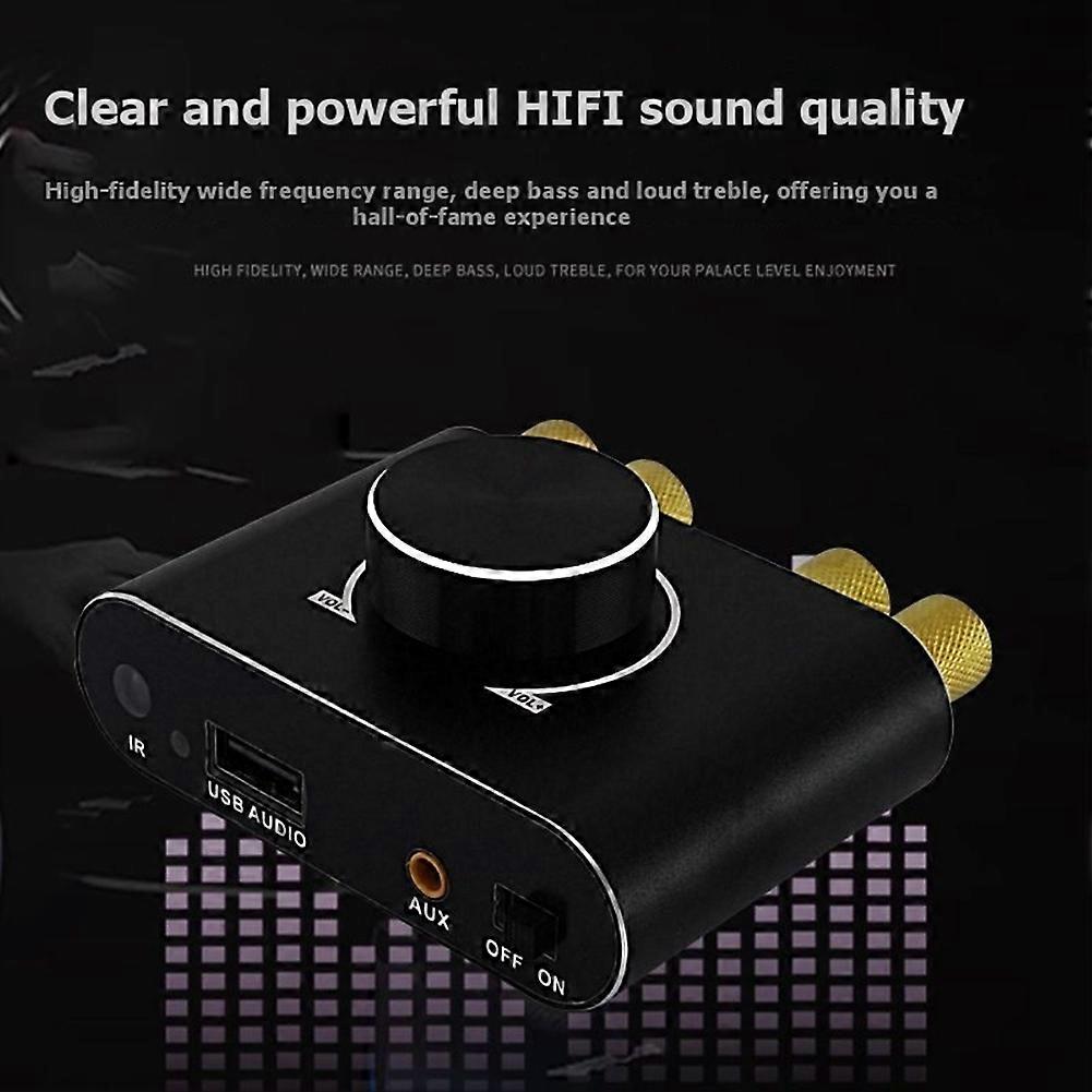 Stereo Amplifier Board Speaker Audio Amplifier USB U-Disk Input Amplification Module for Speakers Computer
