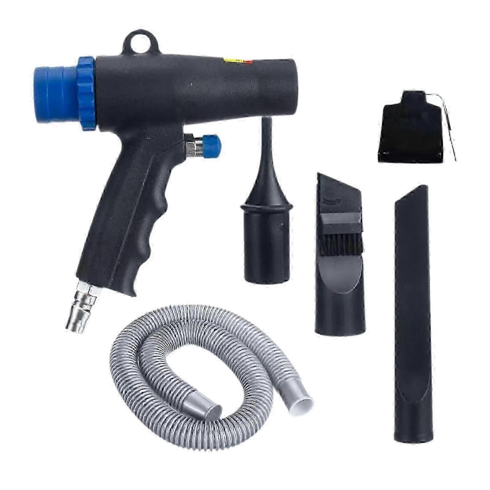 Air-Powered Vacuum Cleaner Kit for Workshop and Factory Use with Compressor Tool Functionality