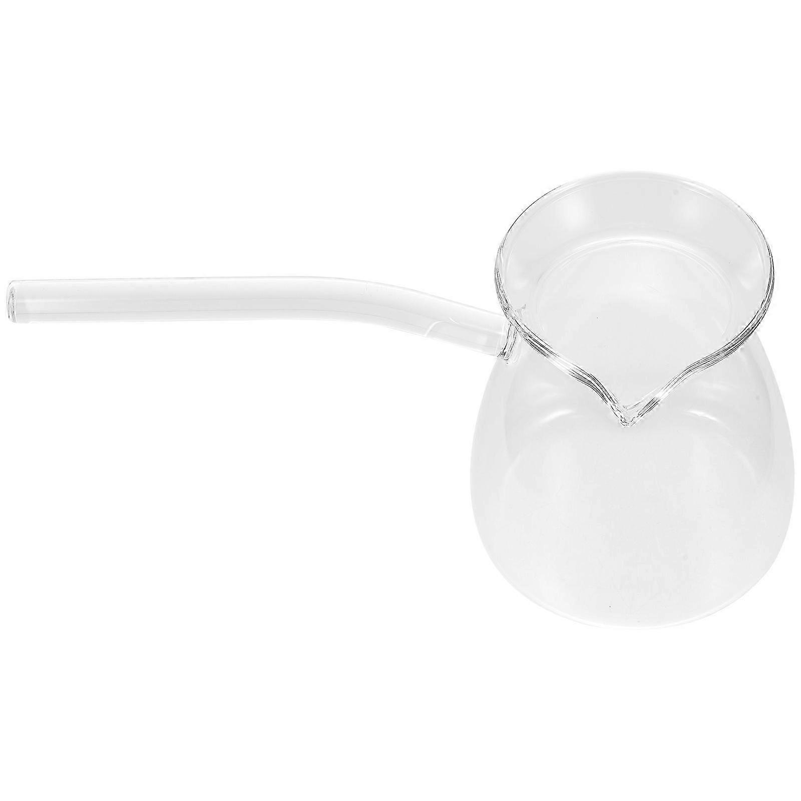 Hand-Held Transparent Glass Tea Kettle for Home Use Boiling Function