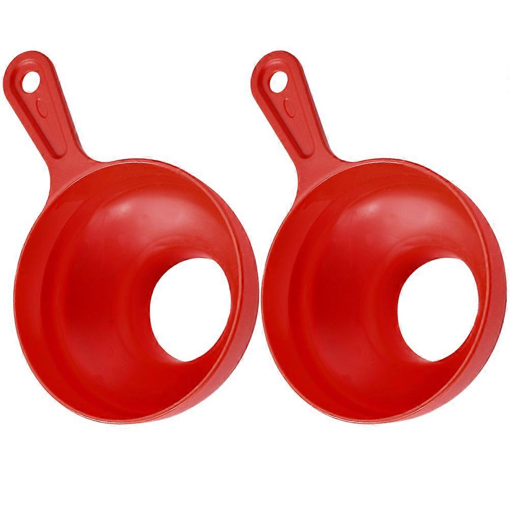 Fruit Jam Funnel Plastic Wide Mouth Funnel for Transferring 2Pcs