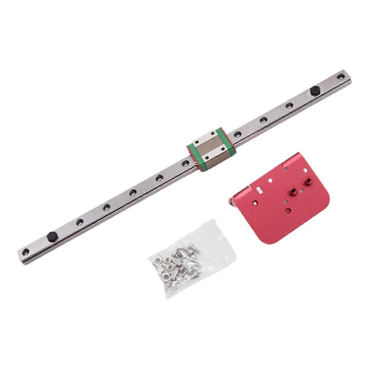 Linear Rail Slide Upgrade Kit X Linear Guide Kit with Backplane Bracket Enhanced Stability 375mm for CR10s