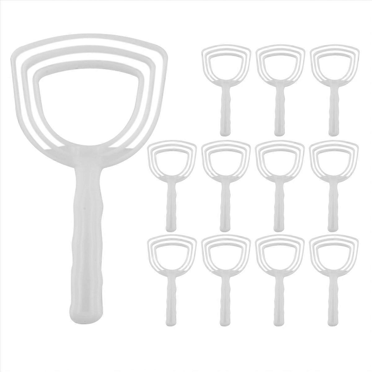 3X Meat Scraper Bone Dust Scraper Bone Scraper White Poly Scraper Bone Dust Remover Square Bone Dust