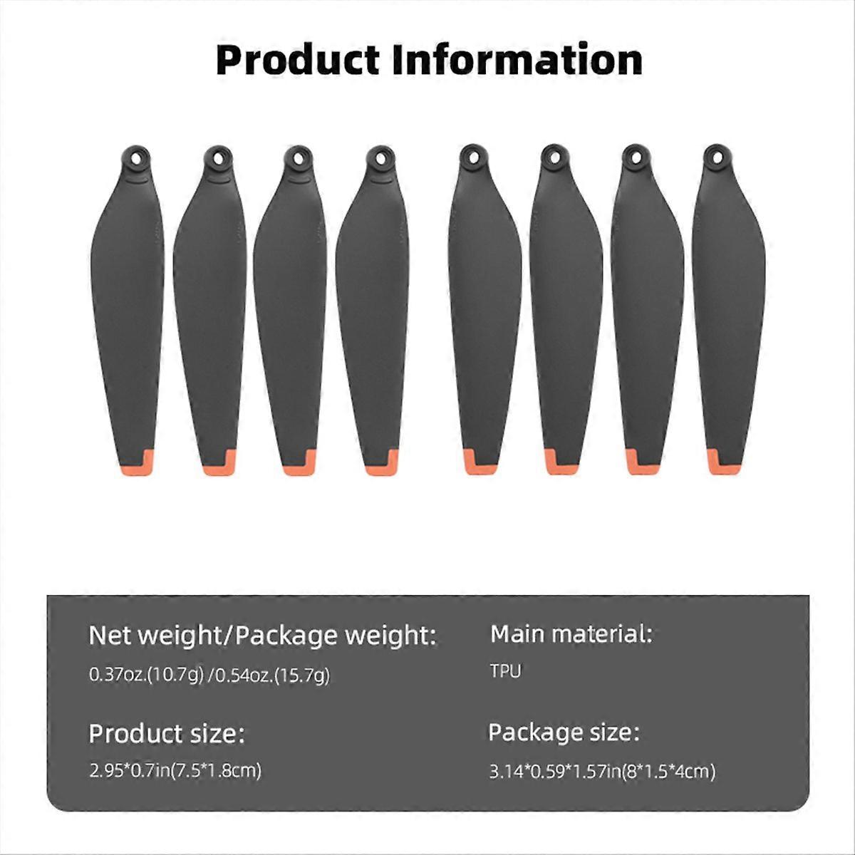 2 Pairs Propellers for MINI 4 PRO Drone Accessories