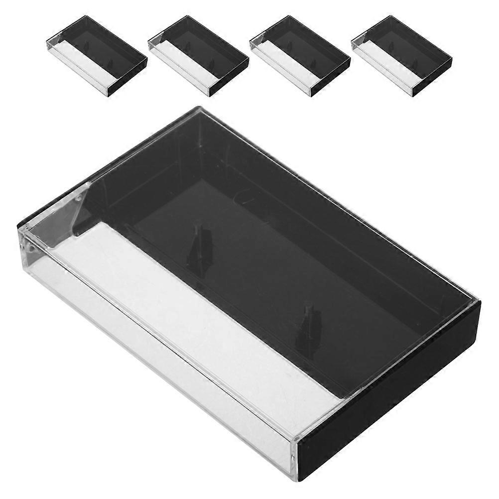 High Transparency Cassette Tape Storage Box for 20Pcs Plastic Cases