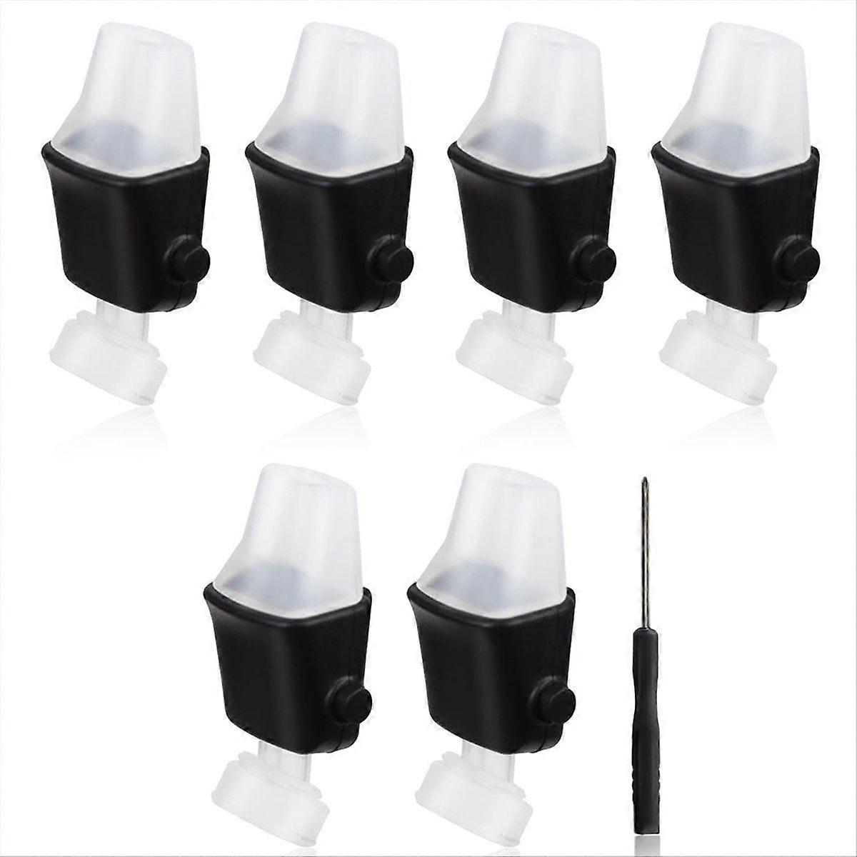 6pcs Replacement Spout for ,Soft Lids Replacement Silicone