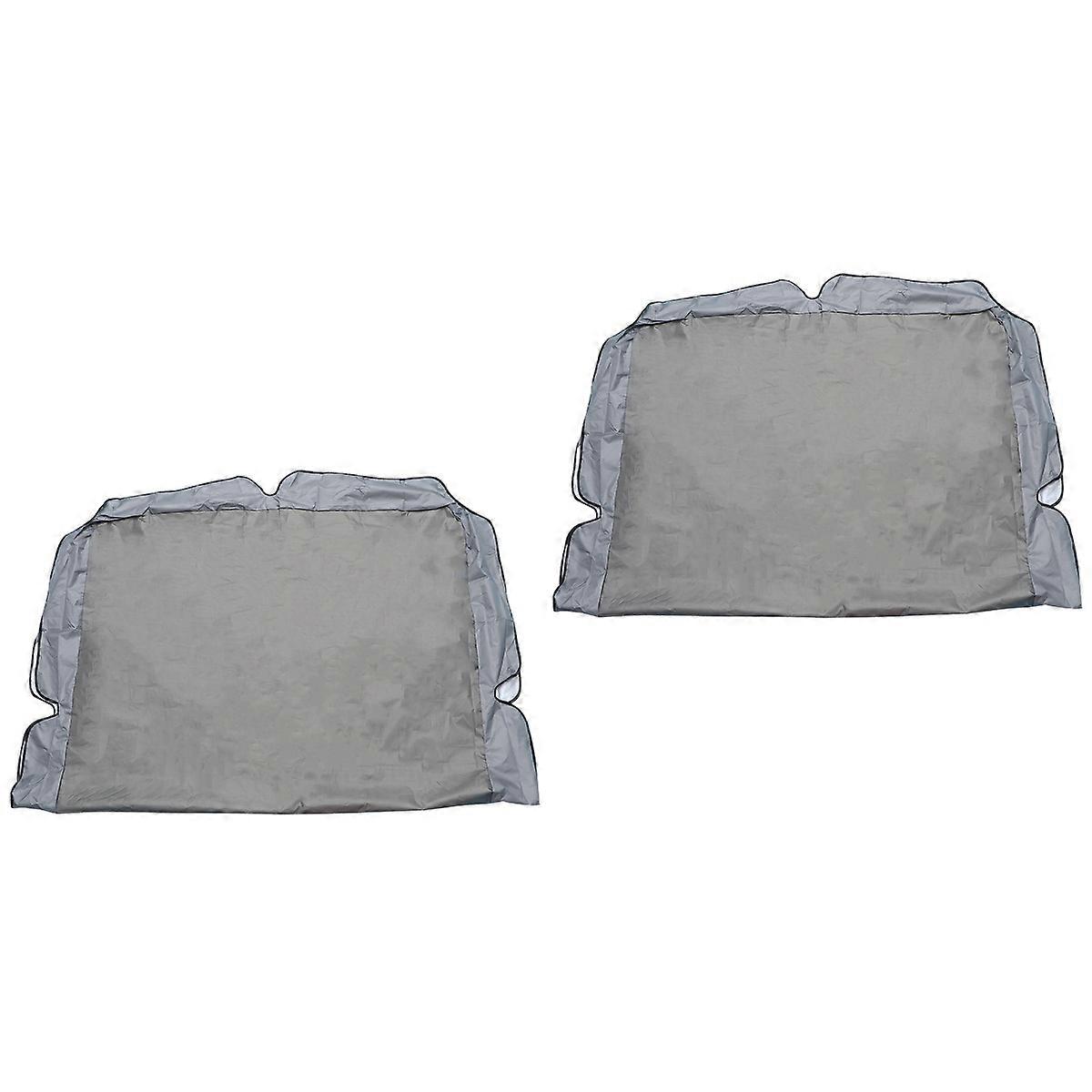 Waterproof Grey Swing Cover for Garden Protection 2Pcs Set