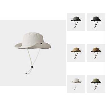 Denim bucket hat voor heren - Vintage opvouwbare zomerhoed voor buiten, modieuze zomerzonnehoed, cowboyhoed voor mannen