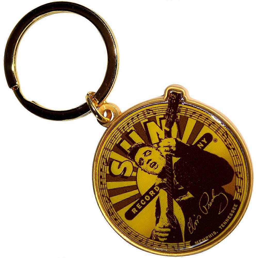 Sun Records Elvis Label keyring Keychain
