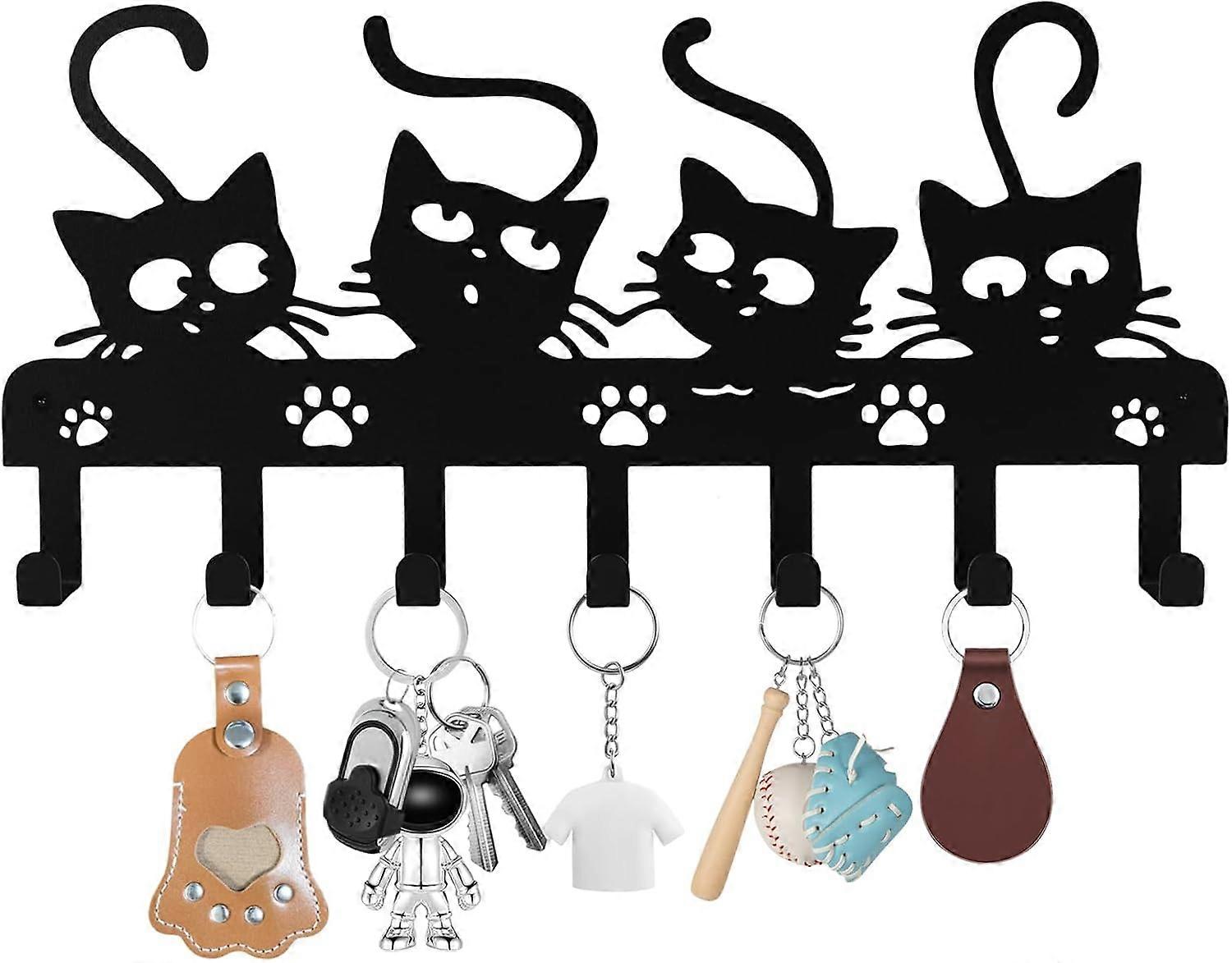Wall-mounted key holder, multi-functional wall-mounted key holder