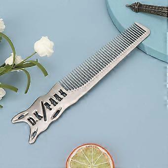 Aluminum Hair Cutting Comb Anti Static Lightweight Professional Barber Comb for Salon Use