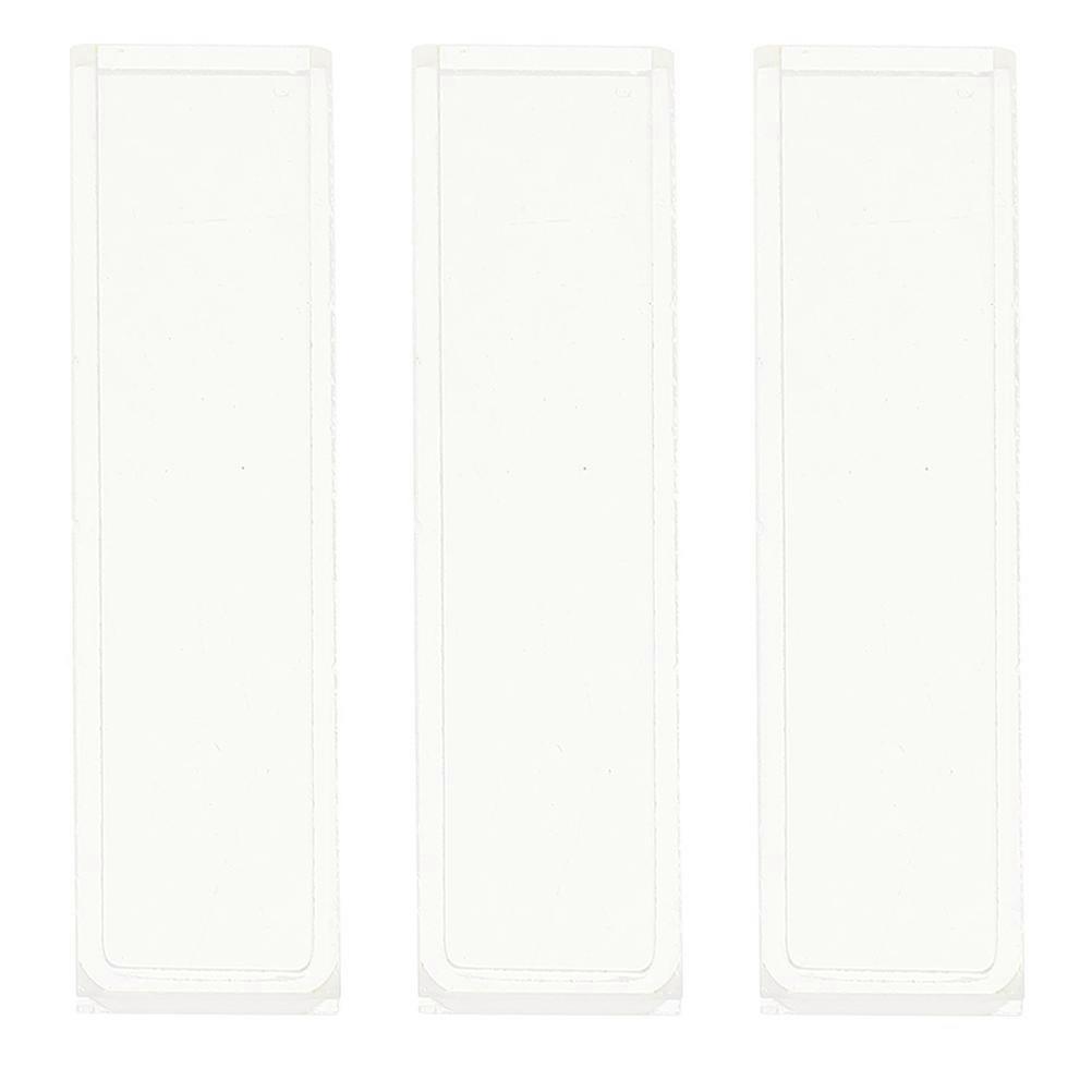 Assorted Color Spectrometer Cell Glass Cuvette for Storage Use 3Pcs Practical