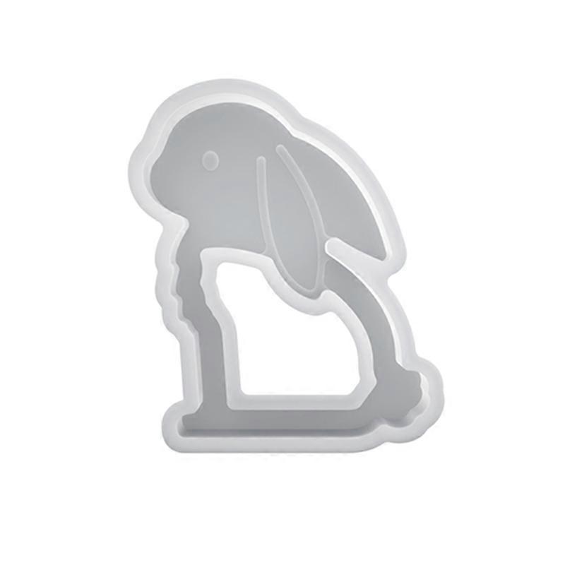 3D Easter Rabbit Bunny Silicone Mold, Silicone Moulds Easter DIY Rabbit, Easter Casting Moulds, Spring Silicone Mould