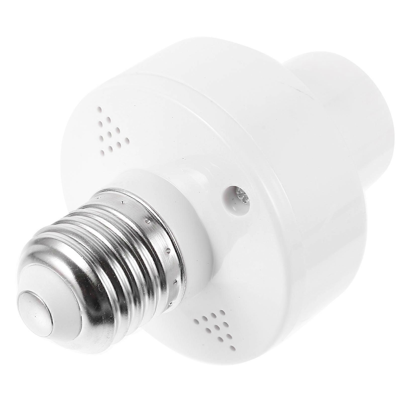 Voice Intelligent Lamp Holder E27 Socket for Light Use Plastic Metal