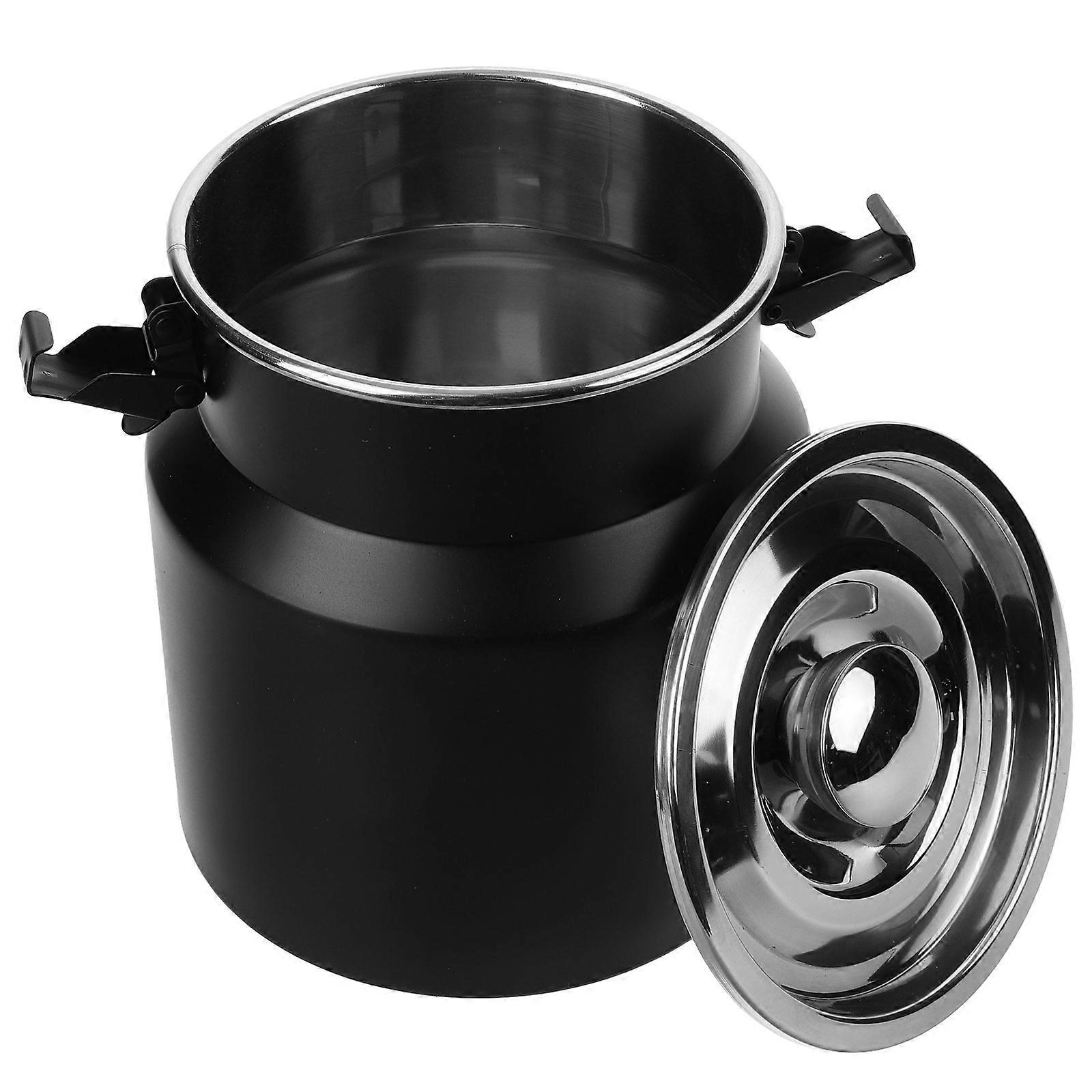 Rustic Stainless Steel Milk Jug for Multi-Function Storage Container 2.5L