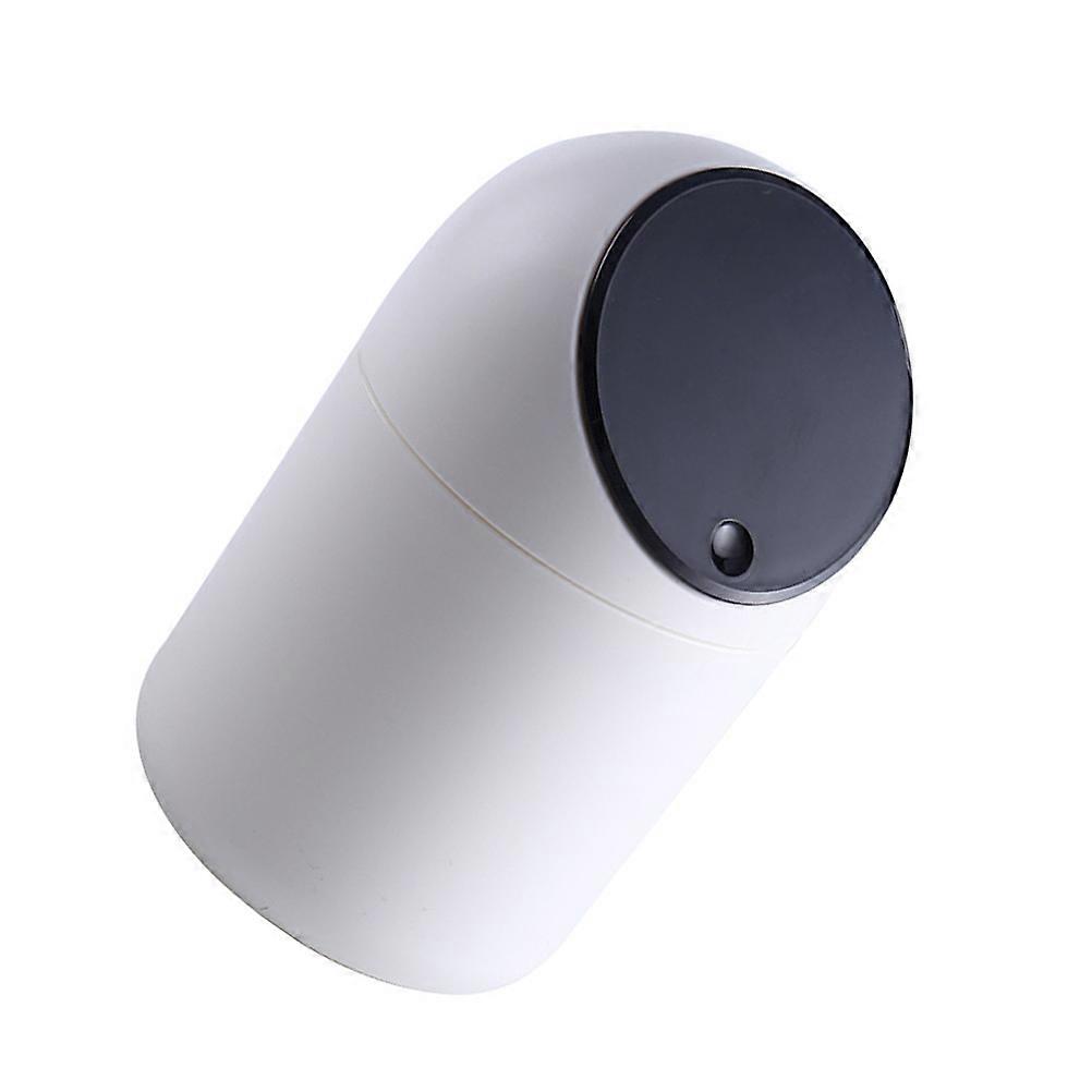 Mini Desktop Trash Can for Storage Use 1Pcs Black Table Waste Bin Container