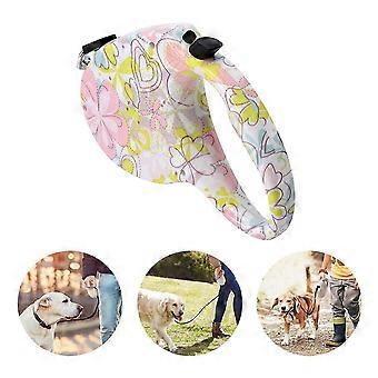 Automatic Dog Walking Leash Retractable Lead for Dogs with Pattern