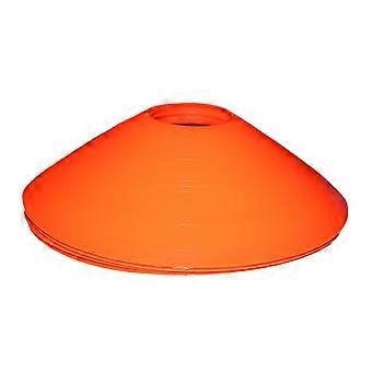 12PC Marker Discs Football Soccer Rugby Round Cones Sports Equipment for Fitness Training (Orange)