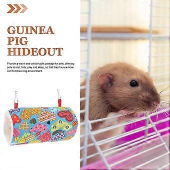 Kleintier-Hängematte, Hamstertunnel zum Ausruhen und Spielen, 4er-Pack