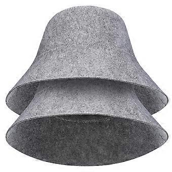 2Pcs Felt Sauna Hat Water Absorption Sauna Hat Bathroom Shower Hat Fashion Bath Hat