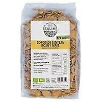 Eco corn and red lentil flakes 300 g