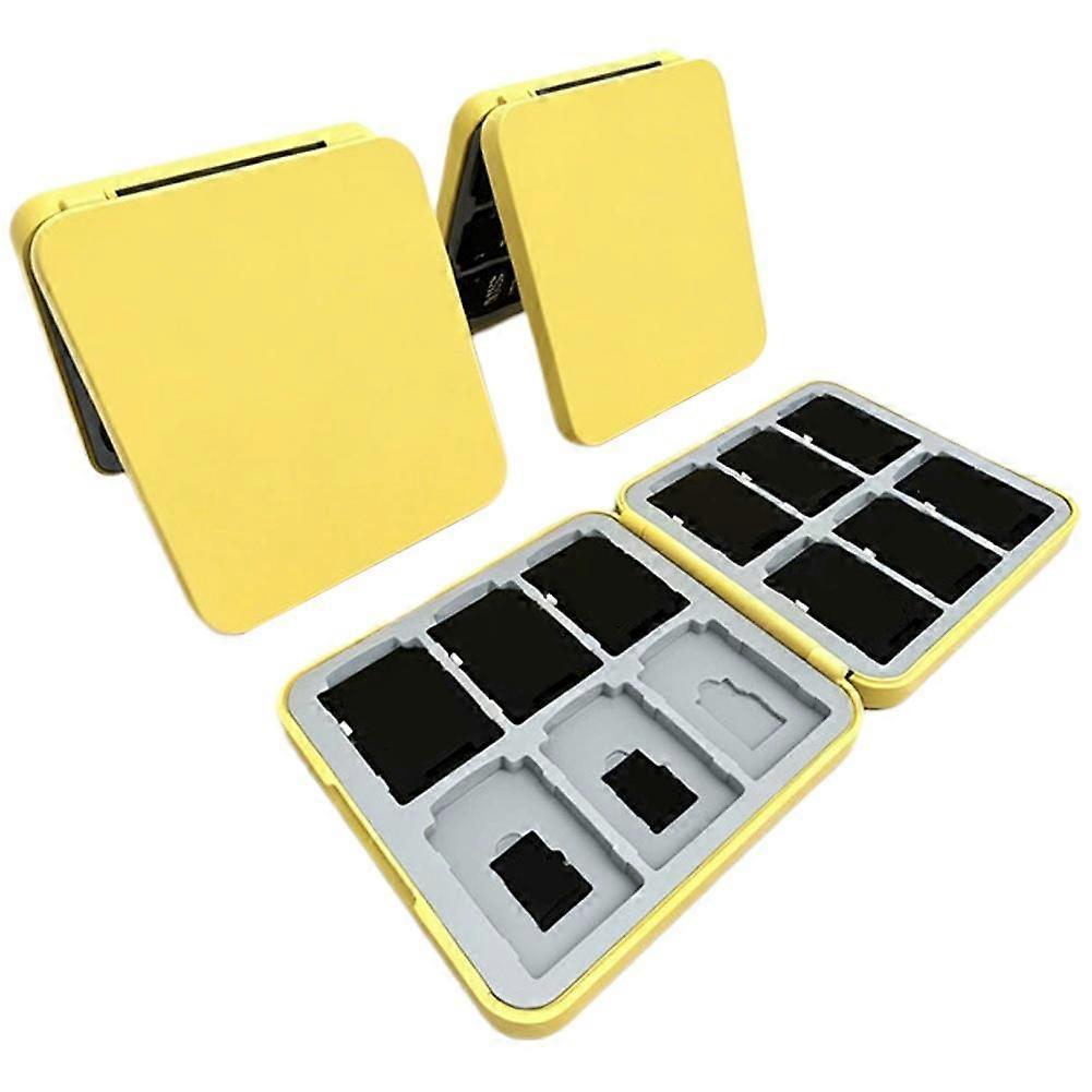 12 SD TF Memory Card Case Hard Shell Storage Box With Magnet