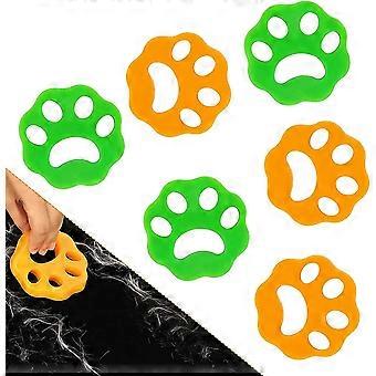 Pet Hair Remover Washing Machine,pet Hair Remover 6 Pieces,lint Paw For Washing Machine,eco-friendly And Reusable, Removes Fur In The Tumble Dryer And