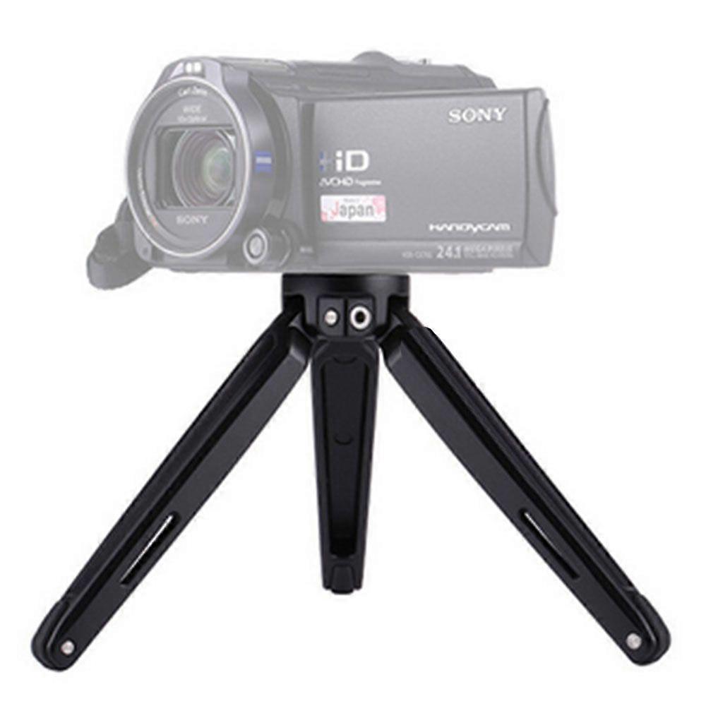 Tabletop Tripod, Swivel Ball Head Adjustable Leg, Bubble Level-black