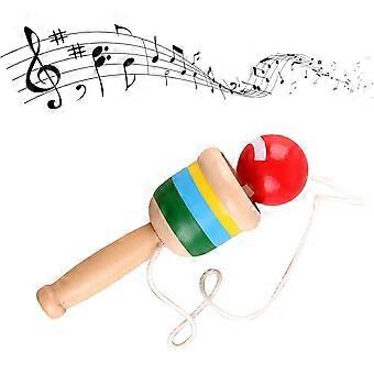 RUIYUE Wooden Catch Ball Game,Cup Catch Ball Toy, Traditional Wooden Game For Kids With Hand Eye Coordination, Motor Skills, Spatial Awareness