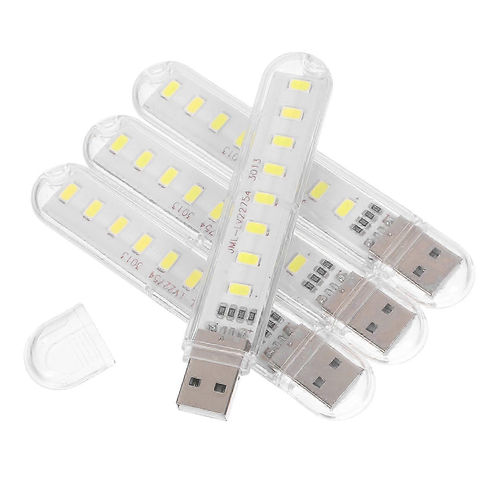 4pcs LED Night Light 8-LED Creative Mini Desk Lamp Reading Light Accessory