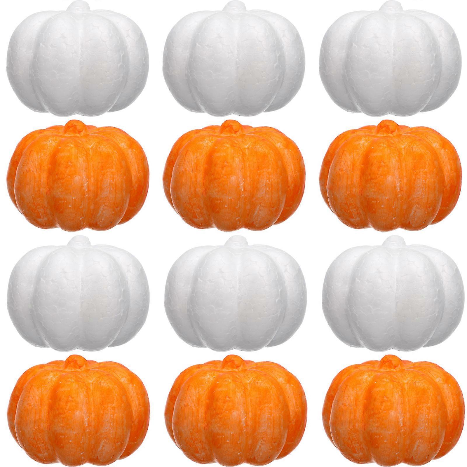 DIY Pumpkin Models Foam Simulation Pumpkin for 20Pcs Kit