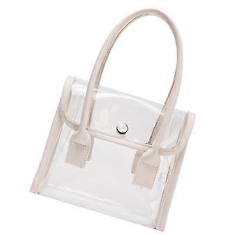 Transparente Damenhandtasche aus PVC-Material zur Aufbewahrung
