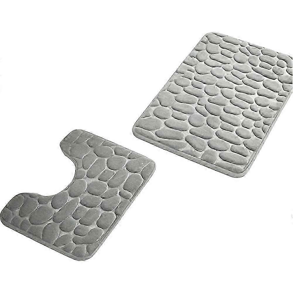 Small stone light gray (A) (U-shaped square two-piece set) 2pcs Easy-