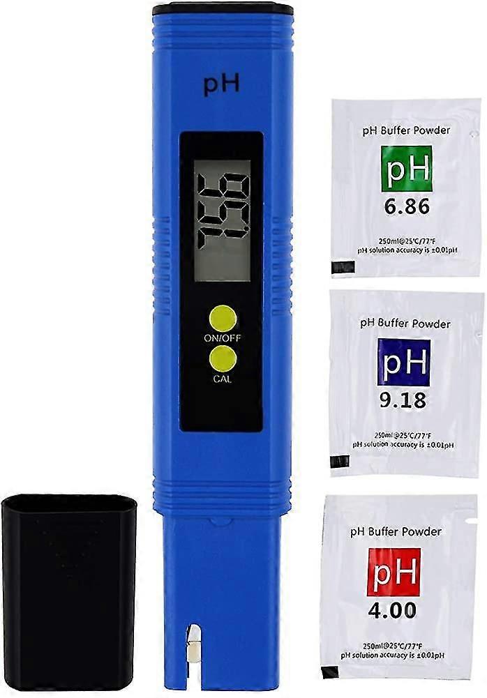 Pen Type Ph Meter, 0.05ph High Precision Ph Tester With Automatic 3 Point