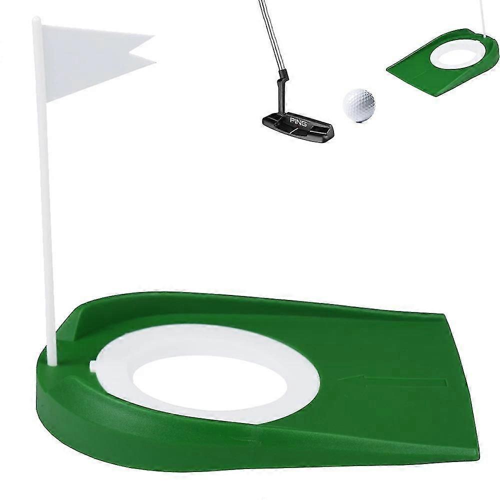 Golf Ball Return Putting Practice Plate Training Putter Aids