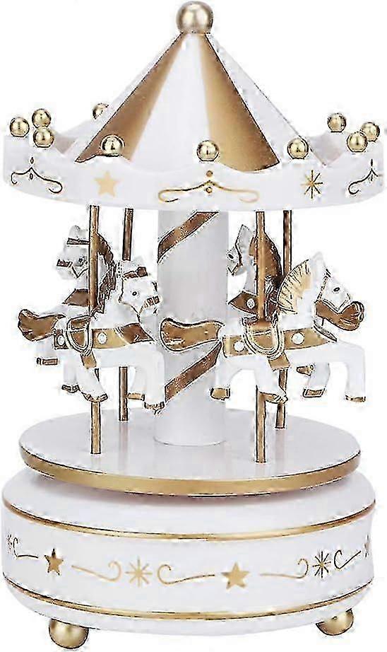 Mechanical Carousel Music Box Decorative Gift