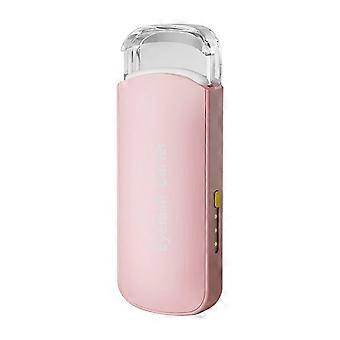Elektrische wimperkruller met verwarming, USB-oplaadbaar, anti-verbrandingsfunctie, voor natuurlijke, langdurige krullen, draagbaar make-up hulpmiddel