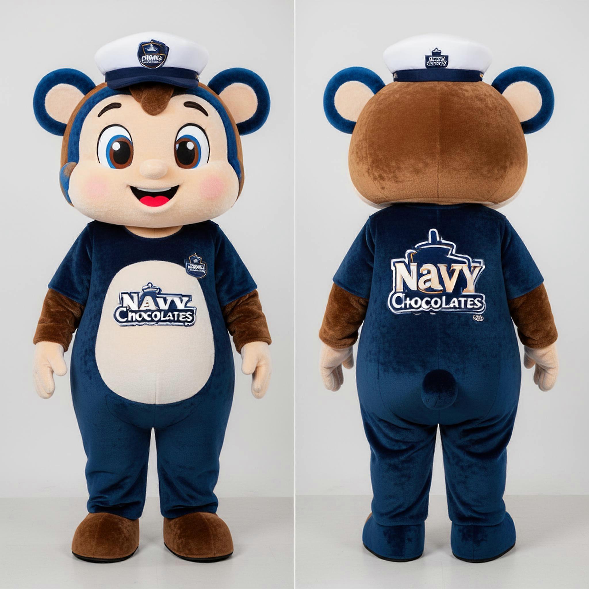 MASTICOT Navy Rounded Chocolates Mascot