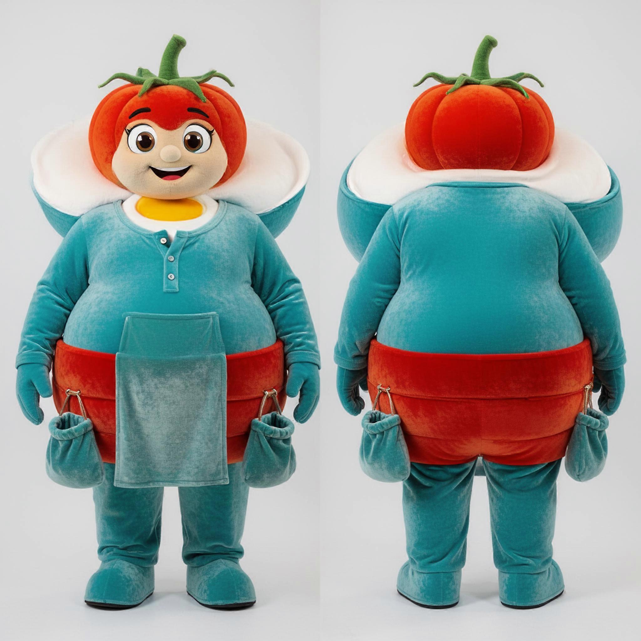 MASTICOT Cyan Plump Shakshuka Mascot