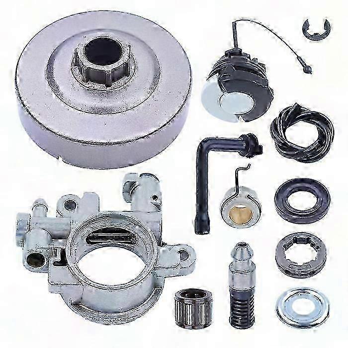 MS290 MS390 MS310 Compatible Chainsaw Clutch Drum Oil Pump Fuel Filter Cap Kit