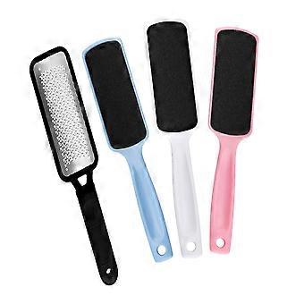 Foot Grinding Tool Double Sided for Smooth Skin 1Pcs Black Stainless Steel