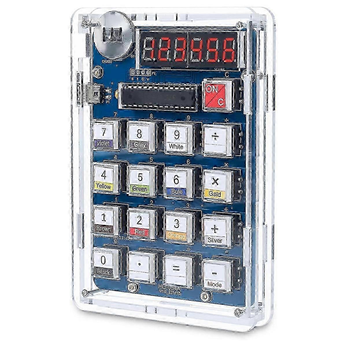 Electronic Welding Kit with Resistance Measurement Function Desktop Calculator Electronic Learning Practice Project