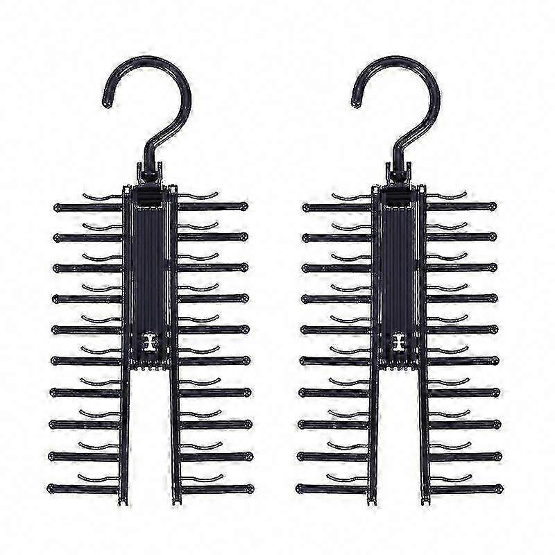 Double-Sided Tie Hanger Space Saver