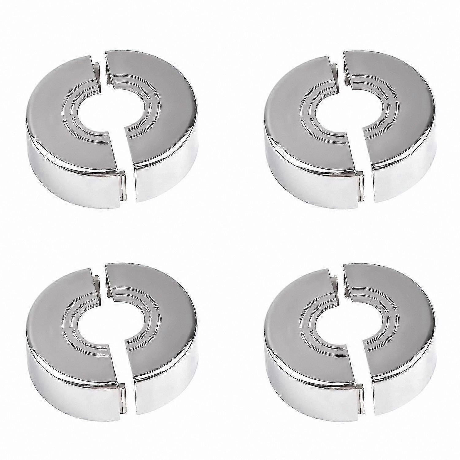 4-Pack Radiator Pipe Covers, Removable Decorative Rosettes for Radiators