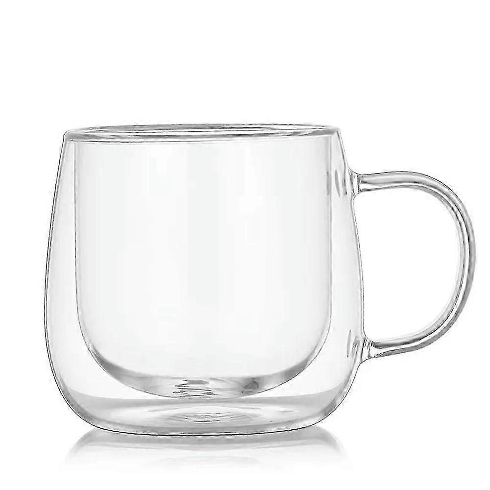 Double Wall Insulated Glass Mug